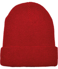 Flexfit Recycled Yarn Waffle Knit Beanie - Black