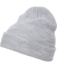 Flexfit Long Knit Beanie - Heather Grey