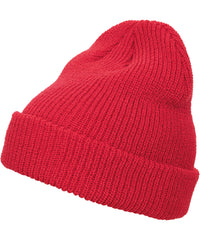 Flexfit Long Knit Beanie - Red