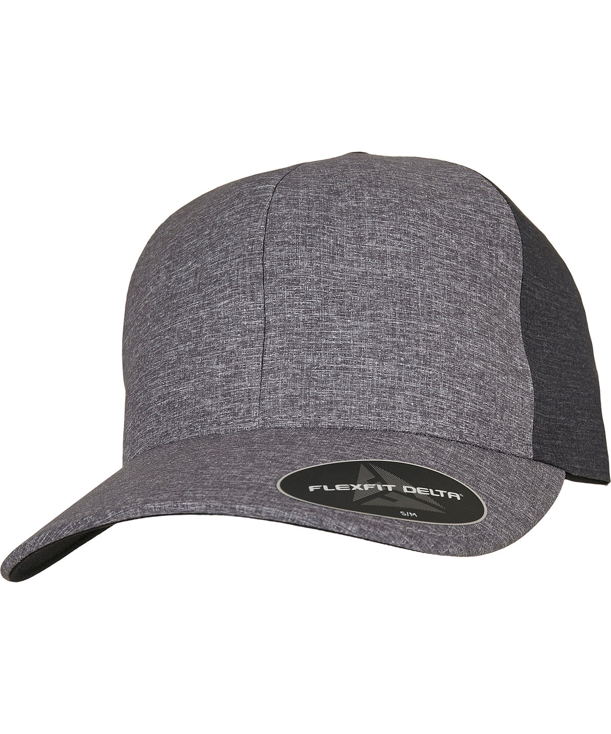 Flexfit Delta® Carbon 2-tone Cap - Melange Blue /Melange Charcoal