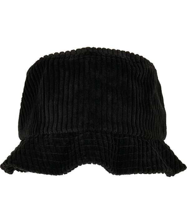 Flexfit Big Corduroy Bucket Hat - Black