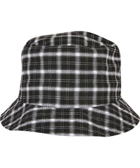 Flexfit Check Bucket Hat - Black/Grey