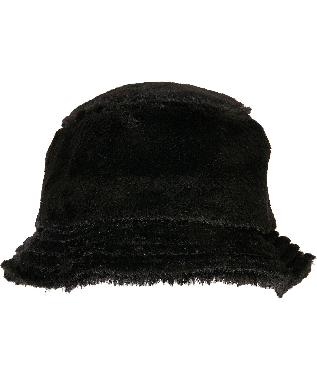Flexfit Faux Fur Bucket Hat - Black
