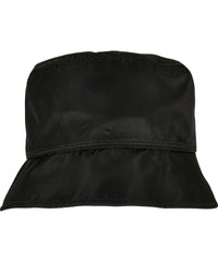 Flexfit Nylon Sherpa Bucket Hat - Black/Off White