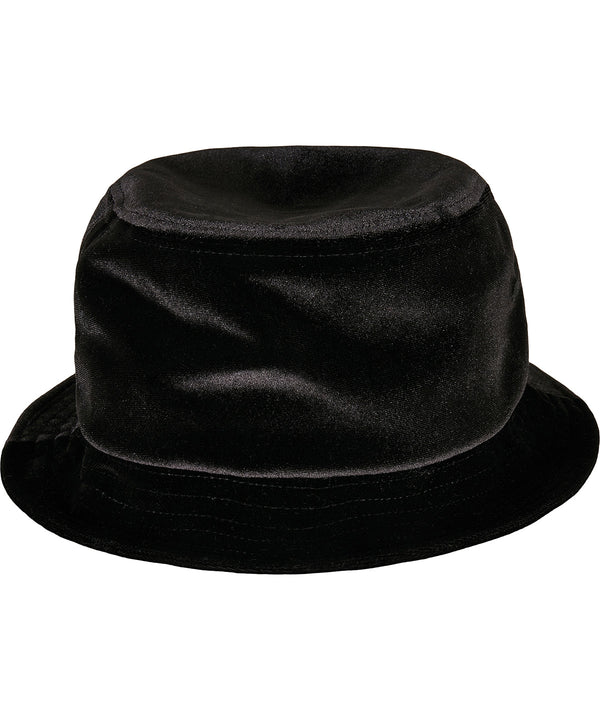 Flexfit Velvet Bucket Hat - Black