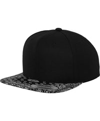 Flexfit Bandana Snapback - Black/Paisley