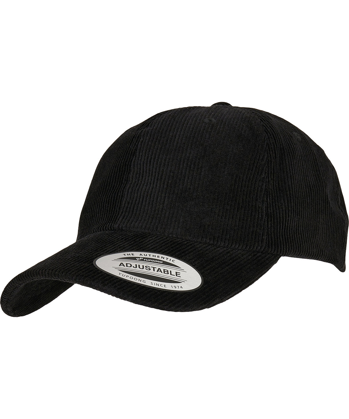 Flexfit Low-profile Corduroy Dad Cap - Black