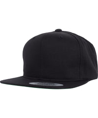 Flexfit Pro-style Twill Snapback Youth Cap - Black