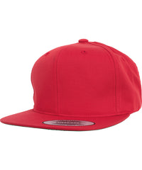 Flexfit Pro-style Twill Snapback Youth Cap - Red
