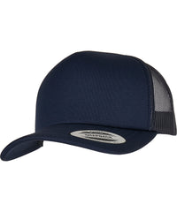 Flexfit Yp Classics® Classic Curved Visor Foam Trucker Cap - Navy