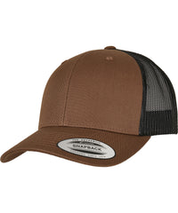Flexfit Retro Trucker 2-tone - Coyote Brown/Black