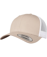 Flexfit Retro Trucker 2-tone - Khaki/White