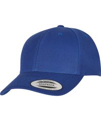Flexfit Premium Curved Visor Snapback Cap - Black