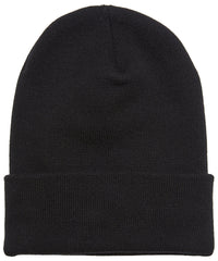 Flexfit Heavyweight Organic Long Beanie - Black