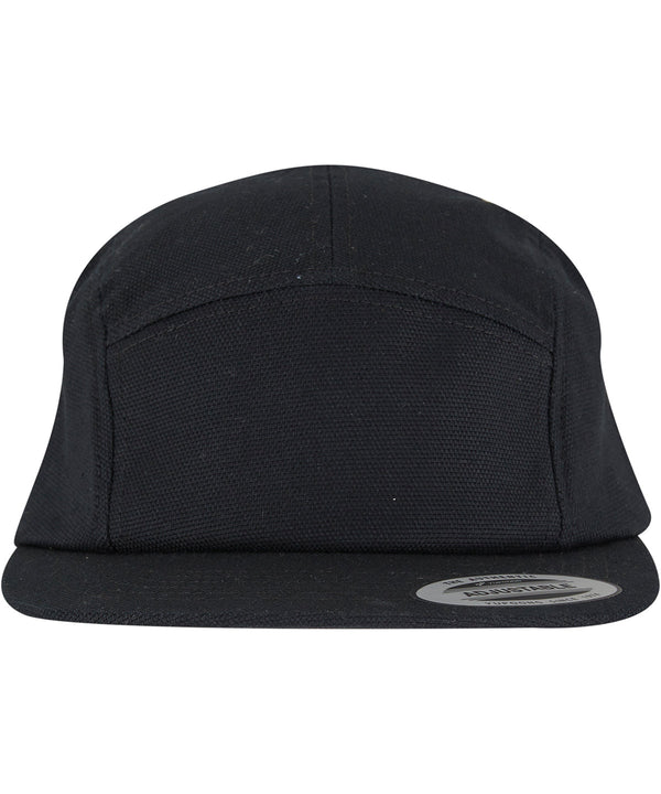 Flexfit Jockey Canvas Cap - Black