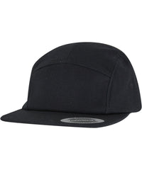 Flexfit Jockey Canvas Cap - Black