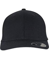 110 Flexfit Curved Snapback - Black