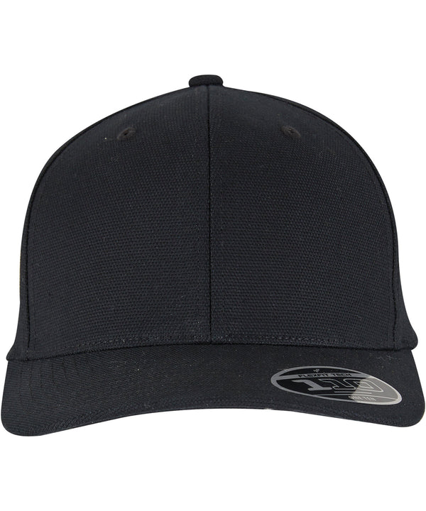110 Flexfit Curved Snapback - Black