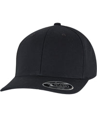 110 Flexfit Curved Snapback - Black