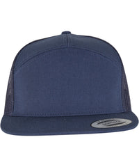 Flexfit 7-panel Classic Trucker Cap - Navy/Navy