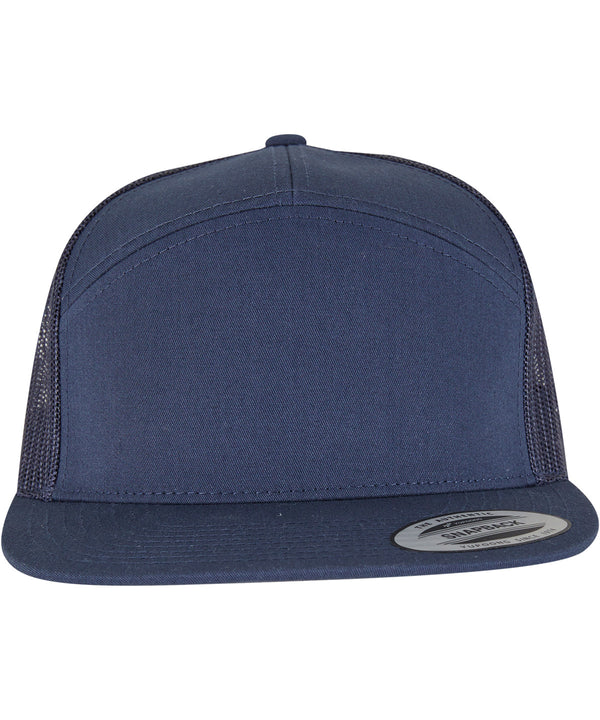 Flexfit 7-panel Classic Trucker Cap - Navy/Navy