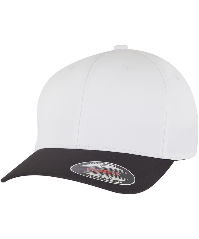 Flexfit Tech Water-repellent Cap - Black/White