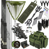 NGT XPR 3 x 12ft Rods & Reels Carp Fishing Bundle