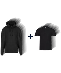 ProRTX Staff Pack in Black - 5 Pro Hoodies and 5 Pro Polos
