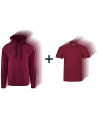 ProRTX Staff Pack in Burgundy - 5 Pro Hoodies and 5 Pro Polos
