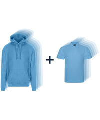 ProRTX Staff Pack in Sky Blue - 5 Pro Hoodies and 5 Pro Polos