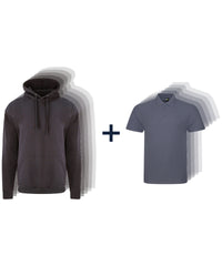 ProRTX Staff Pack in Solid Grey - 5 Pro Hoodies and 5 Pro Polos