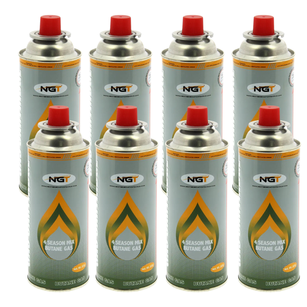 NGT 227g Butane Gas Canisters x 8