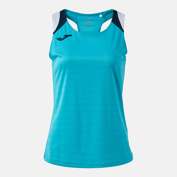 Joma Terra Tank Top (Junior) - Fluorescent Turquoise Dark Navy
