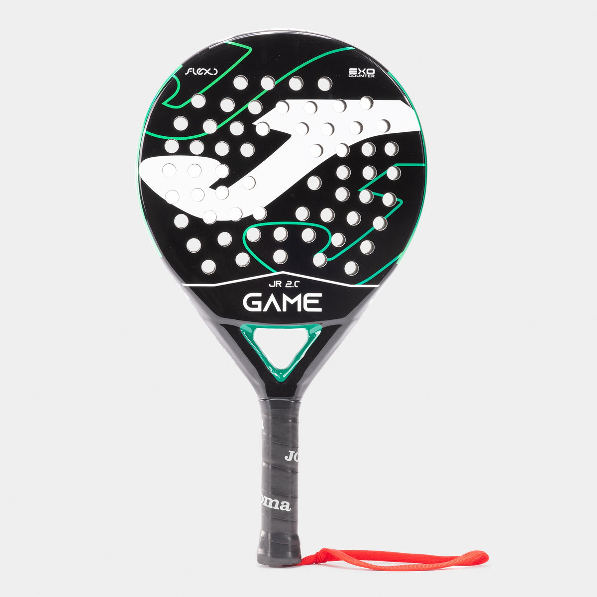 Joma Game Jr Paddle Racket - Black Turquoise
