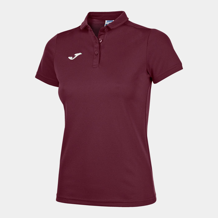 Joma Hobby Women's Polo Shirt S/s (Adult) - Burgundy