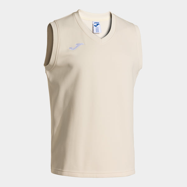 Joma Cricket Sleeveless Jumper (Adult) - White