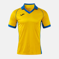 Joma Vintage Eco Retro Short Sleeve T-shirt (Adult) - Royal Blue Yellow