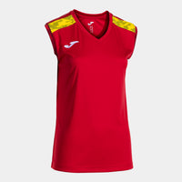 Joma Championship VIII Sleeveless Shirt (Adult) - Red Yellow