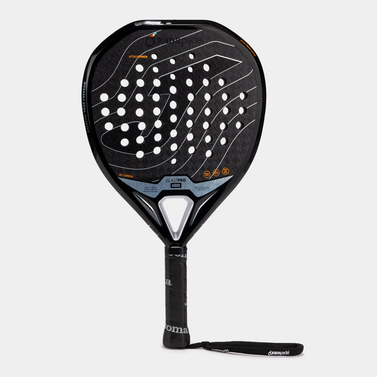 Joma Blast Pro Hrd Paddle Racket - Black Gray