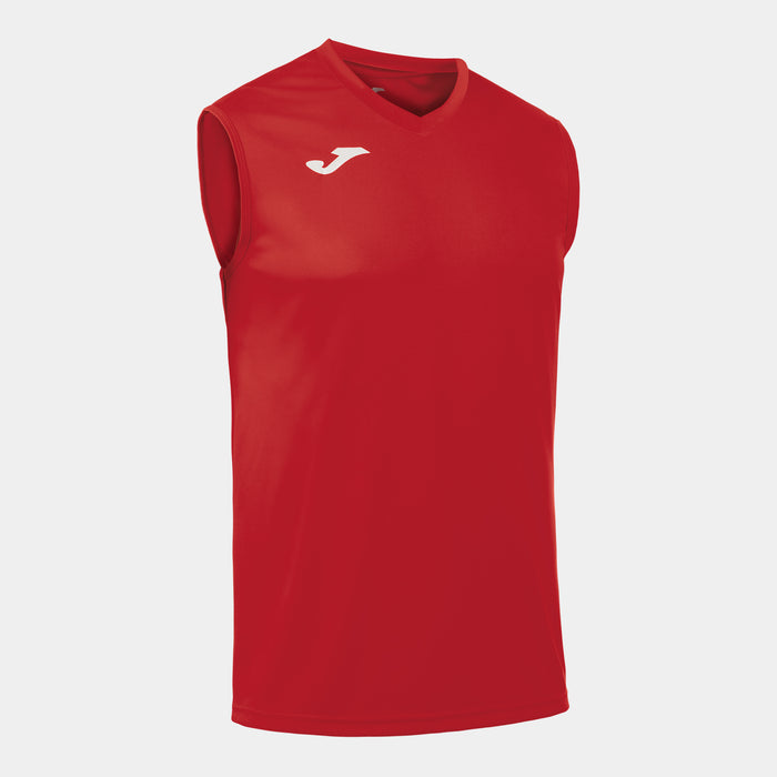 Joma T-shirt Basic Sleeveless (Adult) - Red