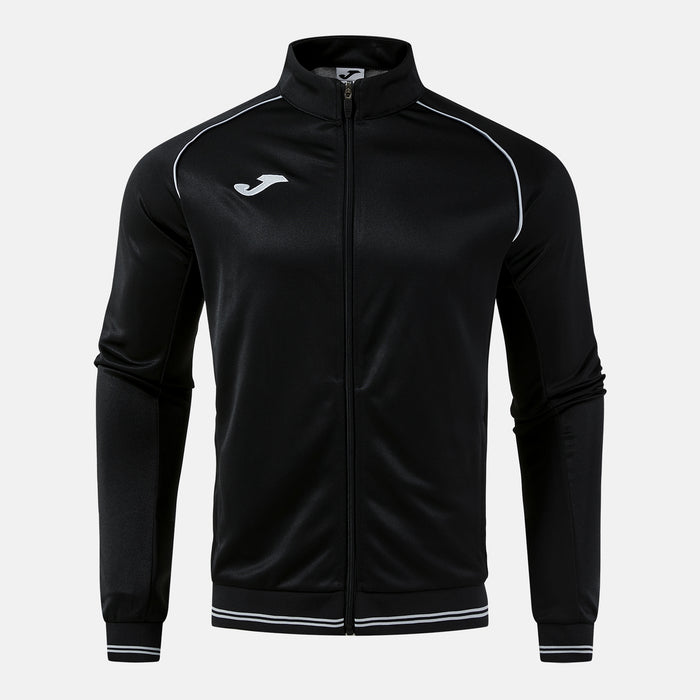 Joma Vintage Eco Retro Full Zip Sweatshirt (Adult) - Black Gray