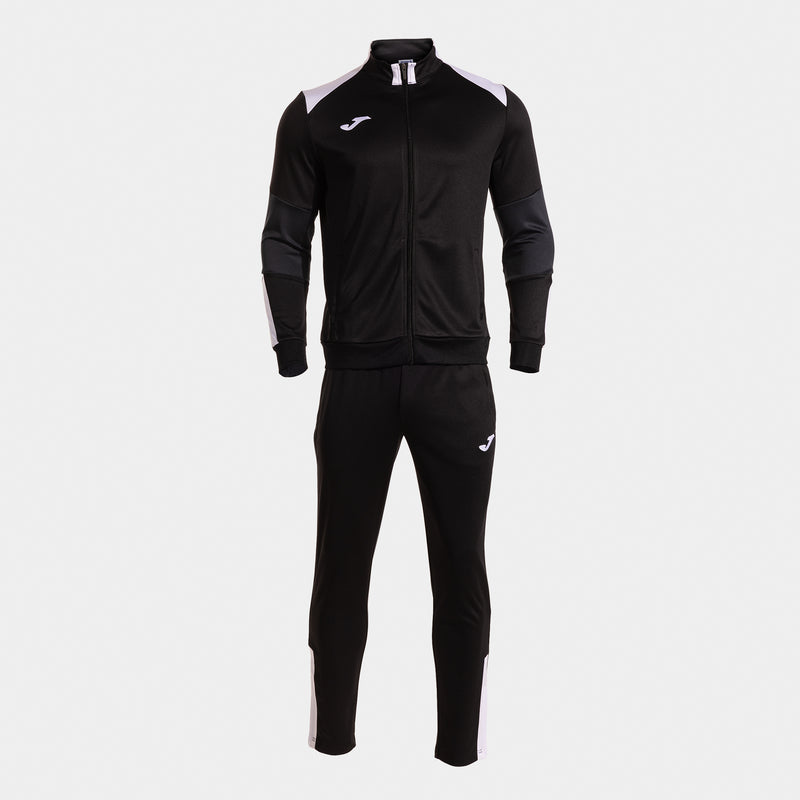Joma Danubio Tracksuit (Adult) - Black White