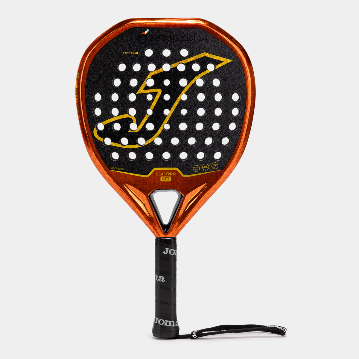 Joma Blast Pro Sft Paddle Racket - Orange Black