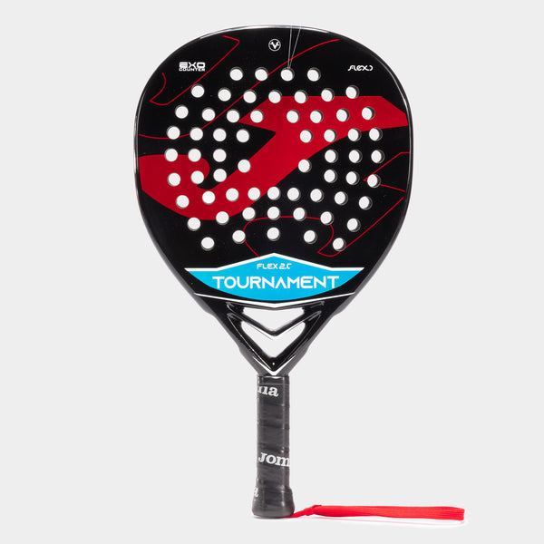 Joma Tournament Flex Paddle Racket - Black Red