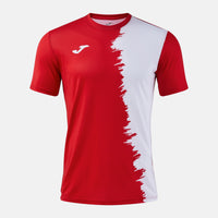 Joma City III Short Sleeve T-shirt (Adult) - Red White