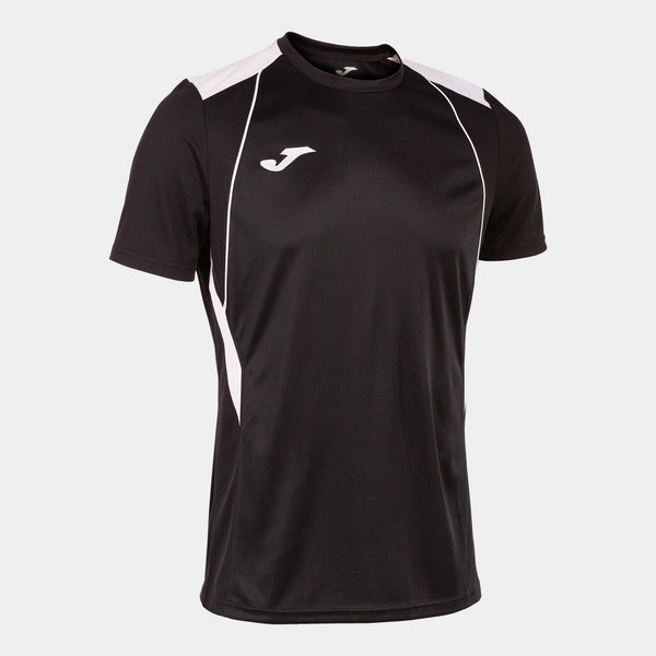 Joma Championship VII Short Sleeve T-shirt (Adult) - Black White