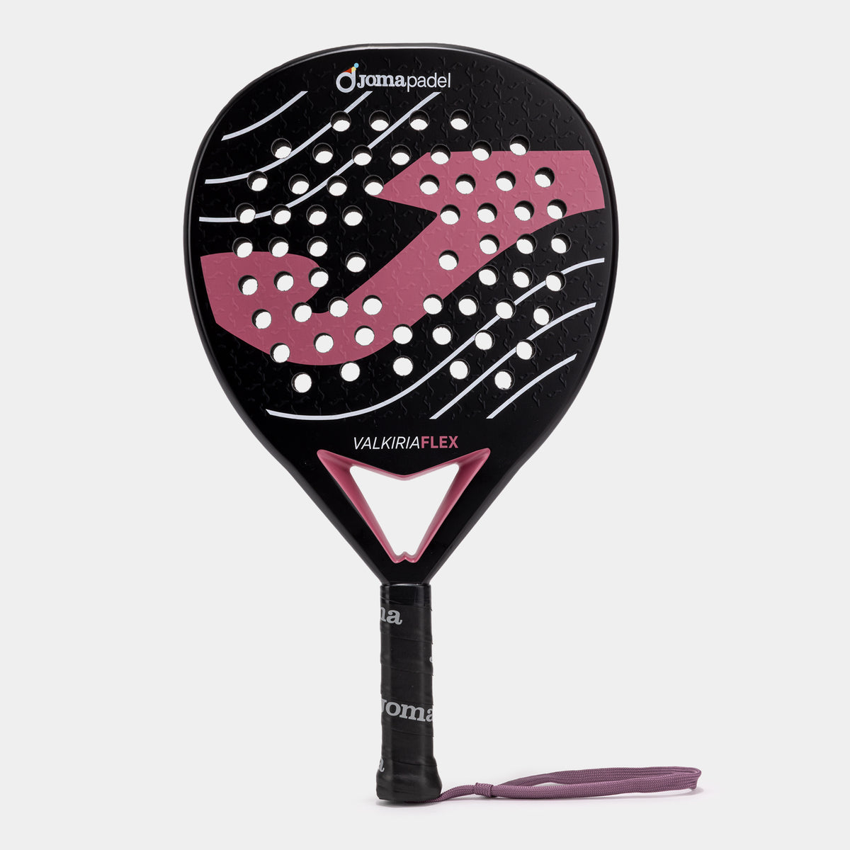 Joma Valkiria Flex Paddle Racket - Black Pink