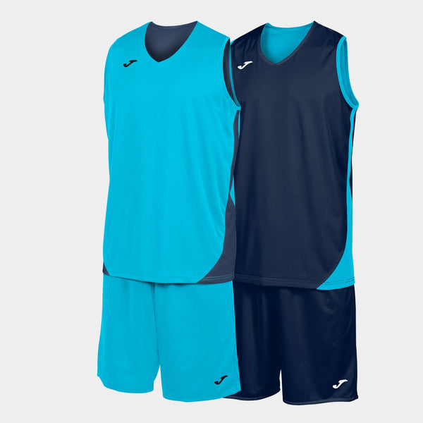 Joma Kansas Set (Adult) - Fluorescent Turquoise Navy Blue