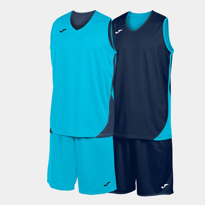 Joma Kansas Set (Adult) - Fluorescent Turquoise Navy Blue