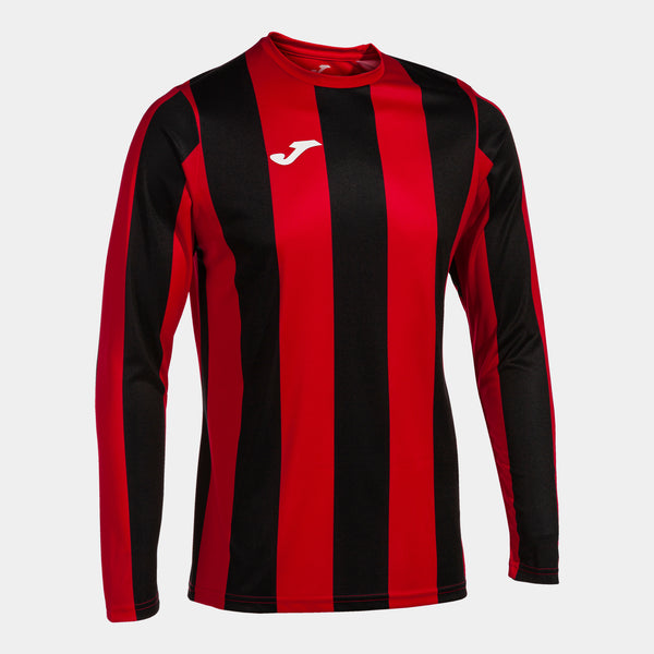 Joma Inter III Long Sleeve T-shirt (Adult) - Red Black